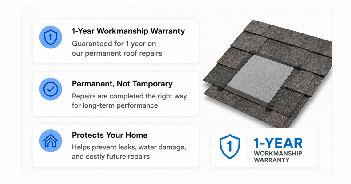 Permanent Roof Repair Warranty