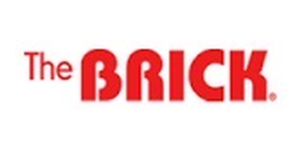 The Brick logo features “The” in small red text and “BRICK” in large, bold red letters on a white background, resembling the solid dependability you’d expect from a roof repair expert.